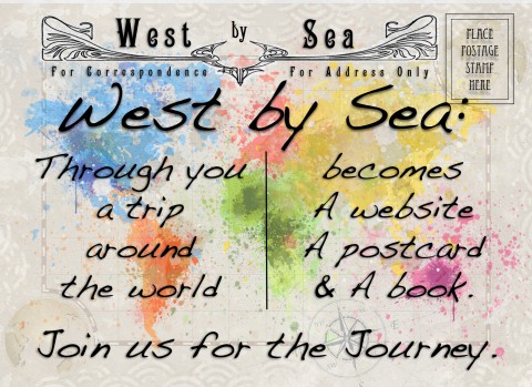 West by Sea postcard